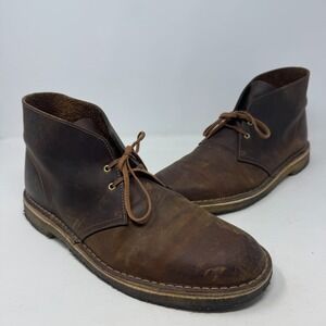 Clarks Desert Boots Brown Lace Up Casual Ankle Top 26106562 Men's 12 M